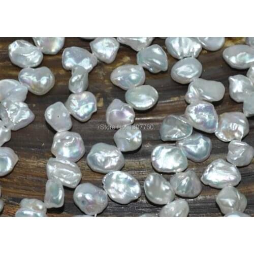 Free shipping Miss0042 wholesale 5str AA+8-10mm luster white Reborn Keshi pearls
