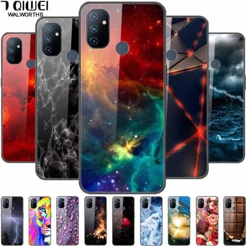 Tempered Glass Case For Oneplus Nord N100 Cover Hard Shockproof Cases for One plus Nord N100 Funda NordN100 N 100 Funda Hoesje