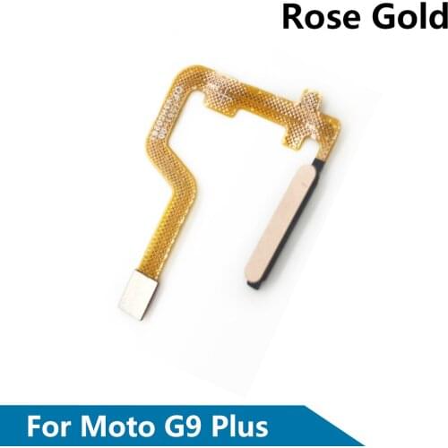 For Moto G9 Plus Fingerprint Sensor Home Return Key Menu Button With Side Key Button Flex Ribbon Cable