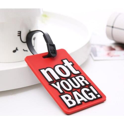 Letter Not Your Bag Suitcase Tags Travel Luggage Tag Identifier Label ID Address Holder Protection Travel Accessories Hot Sale