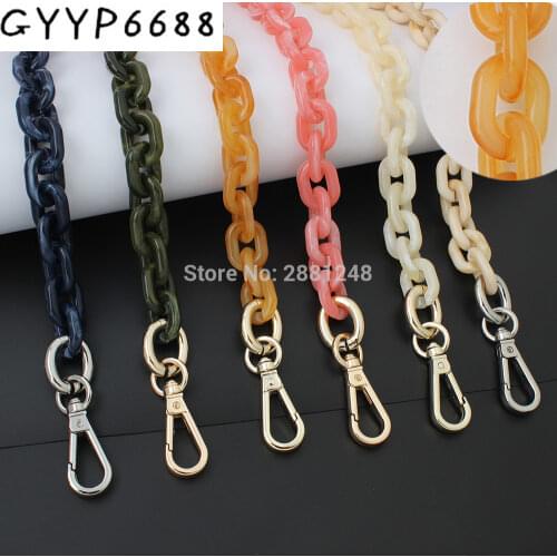 1-5pcs Resin chain bags strap bag parts easy matching handles Accessory Factory Wholesale acrylic purse chain replacement