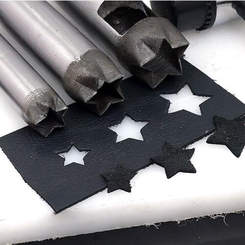 3mm-30mm Star shape Belt holes Metal punching tool Punching die Moulds Eyelets rivets Buttons Sewing patches