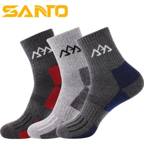 3Pairs/lot 2020 New Brand Men Socks Winter Quick dry Cotton Sock CoolMax Comfortable Male Socks Casual Terry Sock for Men