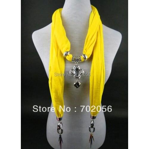 New Womens jewelry scarves Elegant pendant scarves #003