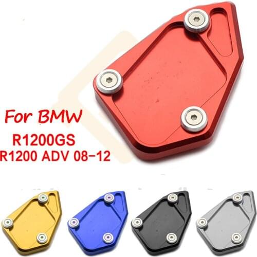 For BMW R1200GS R1200 GS ADV 2008-2012 Motorcycle Kickstand Foot Side Stand Extension Enlarge Pad Support Plate