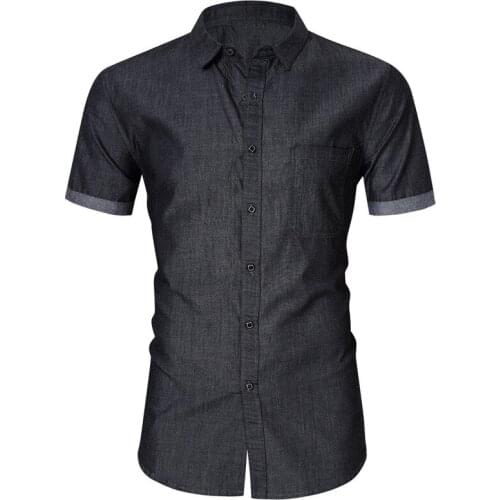 Мужские джинсовые рубашки RUANDAI China At AliExpress