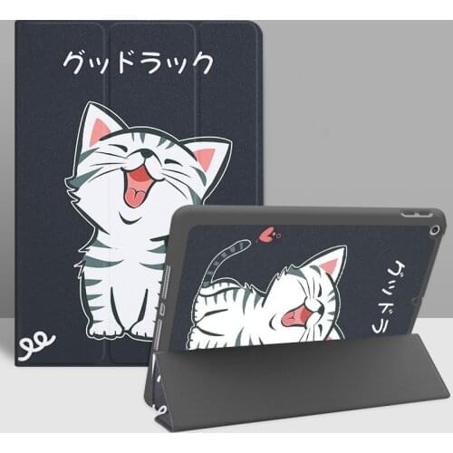 Cute PU Cover for IPad Air 2 3 4 Mini 4 5 7.9 Case 2018 9.7 10.2 2019 Soft Funda Case for IPad 10.5 Case Pro 11 Case With Pencil