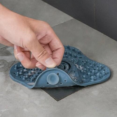 Star Hair Catchers Silicone Sink Drain Strainer Shower Bathtub Floor Filter Water Stopper Rubber Kitchen Bathroom Deodorant Plug