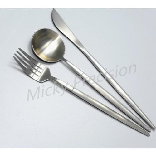 Dinnerware Stainless Steel Flatware Dinner Knife Fork Spoon