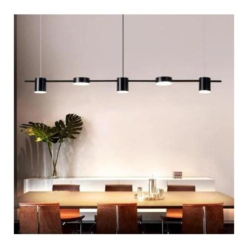Black Gold Led Chandeliers Modern Dining Living Room Hotel Restaurant Decoration Lamp Chandelier Lighting