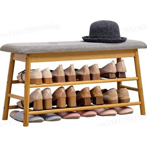 Storage Stool Shoe Cabinet Storage Change Shoes Stool Stool Rectangular Seat Shoe Rack Home Clothing Store Bed End