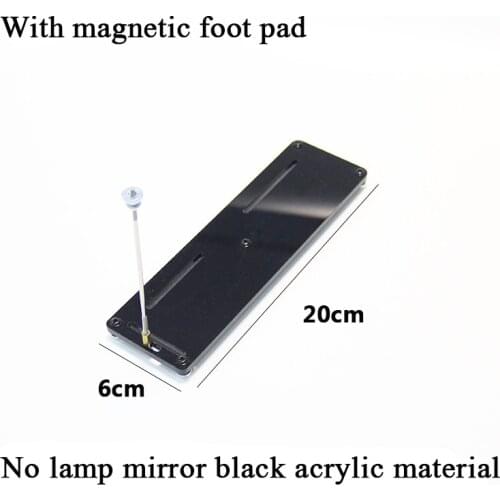 PCI E 3.0 16X video Card extension cable vertical kickstand/base With strong magnetic foot pad bracket for graphics card