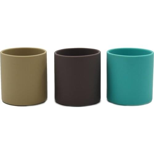 1PCS Baby Silicone Cup Food Grade Silicone kids Feeding Cup Infant Toddler Tableware Drinking Cup BPA Free 250ML Heat-resistant