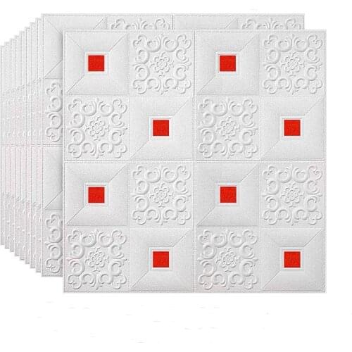 10pcs DIY 3D Wall Stickers Self Adhesive Foam Brick Room Decor Wallpaper Wall Decor Living Wall Sticker For Kids Room