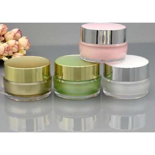 15g/20g Wholesale Empty Cosmetic Packaging Double Wall bottle Face Cream/Eye Cream Jar Sample bottle Cosmetic Container