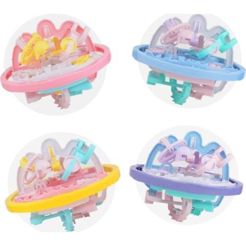 156 Checkpoint 3D Puzzle Ball Great Magical Maze Game Funny Toys Adult Balance Learning Educational For Children Toy And Gift