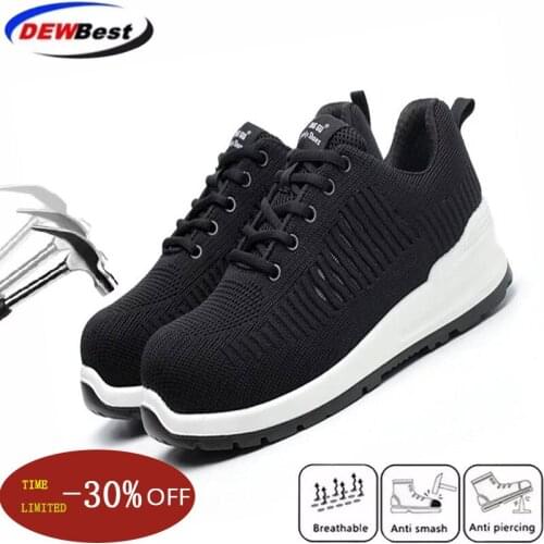 Dewbest 2019 safety shoes ankle Wilderness Survival steel mid-plate safty Anti-smashing safety shoes