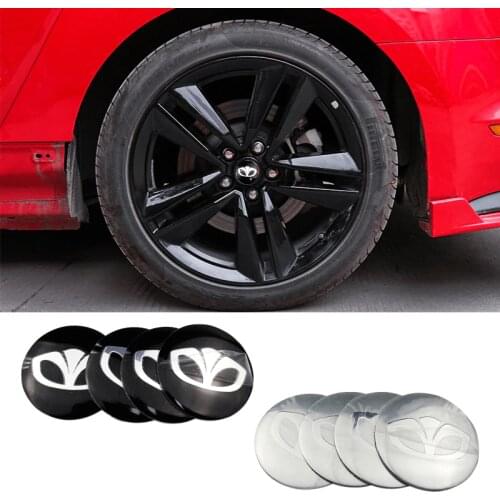 4Pcs/Set Car Hub Center Sticker Emblem Decoration for Daewoo Logo Matiz Nexia Lanos Nubira Espero Gentra Leganza Tico Winstorm