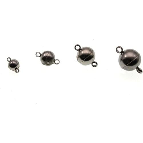 5pcs/lot Stainless Steel Magnetic Clasps for Bracelet Necklace Connectors Jewelry Making End Clasps Hooks DIY Jewelry Findings