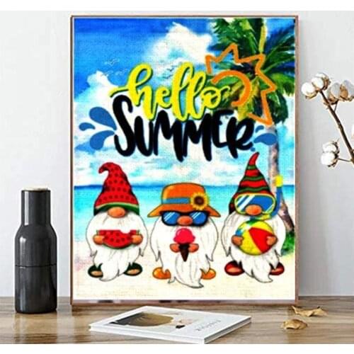 5D Diamond Faceless Elderly Painting Numbers, Embroidery Crystal Set for Room Decoration and Craft Making