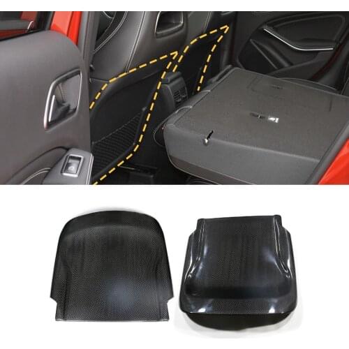 Car Accessories Carbon Fiber Seat Back Frame Cover Sticker Shell Case for Mercedes-Benz Class A W176 B W246 CLA C117 GLA X156
