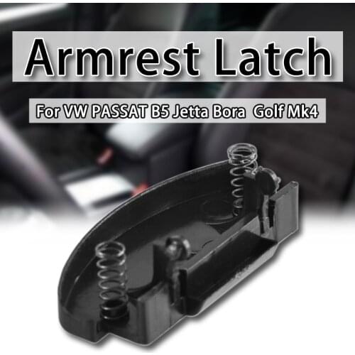 Center Console Armrest Repair Latch Clip For VW PASSAT B5 Jetta Bora Golf Mk4 Car Armrest Latch with 2 Springs Car Accessories
