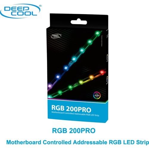 Deepcool ARGB LED Strip PC addressable LED strip for Asus ara synchronization Led band for computer case decoration ARGB 5v