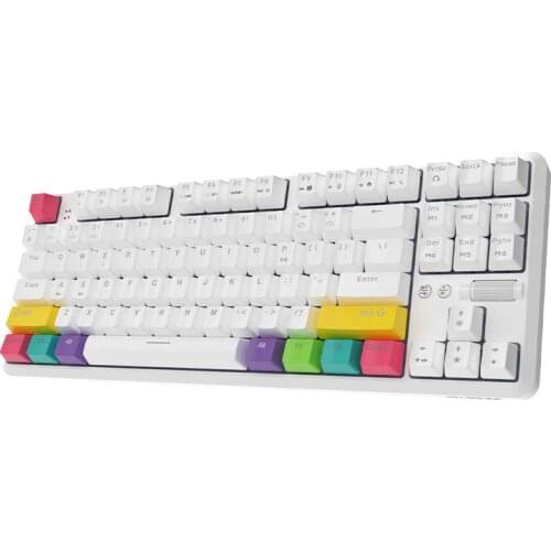 K870T Wiredless Mechanical Gaming Blue tooth dual-mode Colorful RGB office mobile phone tablet desktop computer Keyboard