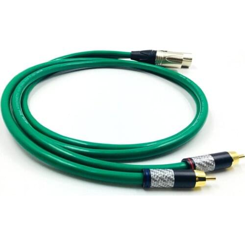 Hifi Audio MCINTOSH 2328 RCA to XLR Cable High Quality 2 XLR Male to 2 RCA Male Cable