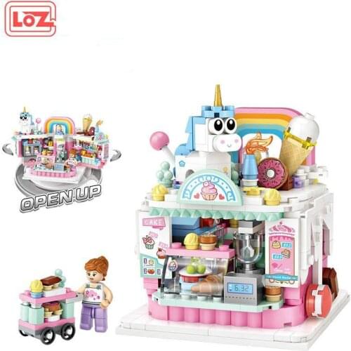 LOZ Mini Blocks Toys Plastic Assembly Blocks Children Toy Educational DIY Architecture Model 1731