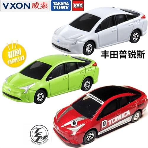 Alloy Car 050 Toyota Prius 860082 New Energy Car No. 50 Green First Edition Toy