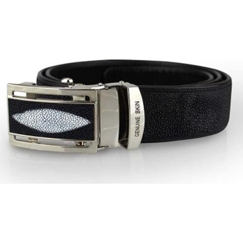 Yuanhui Thailand male belt Pearl fish belts fashion men belt male Automatic buckle men belt