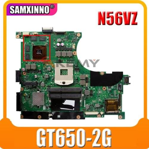 N56VZ Laptop motherboard GT650-2G for ASUS N56VM N56VB N56VZ N56VJ N56V original mainboard test 100% OK