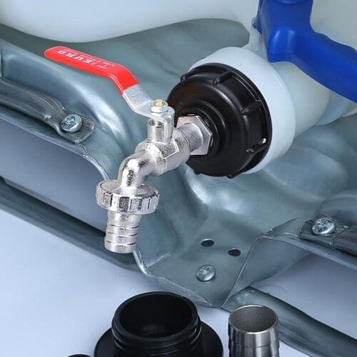 New Version Of Brass Production 2/1 Inch Faucet Ton Wine Barrel Household Metal Faucet Accessories IBC Ton Barrel Accessories