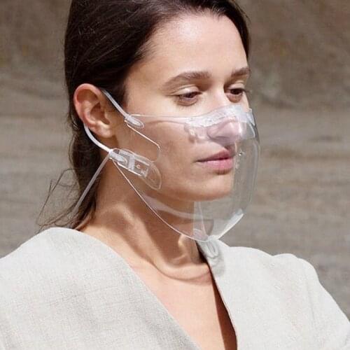 1pc Transparent Masks Anti Fog Face Shield Onion Goggles Dust-Proof Face Protective Mask Kitchen Cooking Tools Reusable Mask