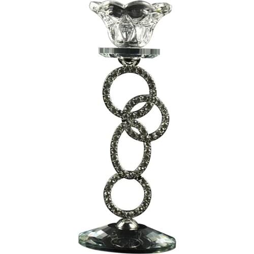 Crystal Tea Light Candle Holder Wedding Coffee Table Modern Home Decorative