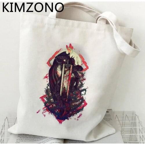 Berserk shopping bag bolsa tote grocery recycle bag handbag shopping bag woven tote sac cabas bolsa compra cabas
