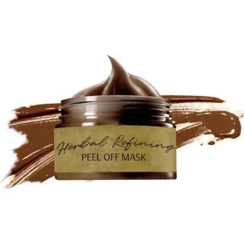 Herbal Refining Peel-Off Mask Tearing Remove Blackhead Cleaning Pores Shrink Moisturizing Oil Control Skin Care Mask