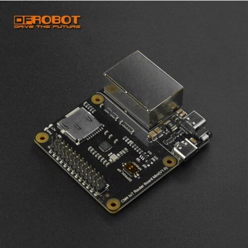 Raspberry Pi Compute Module 4 IoT Router Carrier Mini Board with two gigabit network port for smart gateway home IoT platform