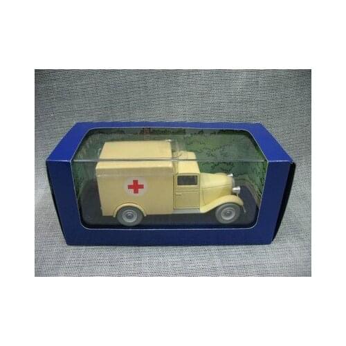 1/43 resin+plastic ambulance car model cartoon car model tting