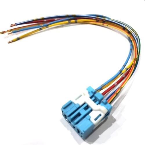 1PC for Honda 2007-16 CRV 8/9th Civic fuse box atmosphere light 6PIN hole reserved power male female plug wire line cable
