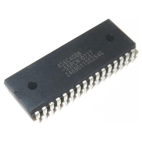 2piece~10piece/LOT AS6C4008-55PCN AS6C4008 DIP-32 Access memory chip NEW Original In stock