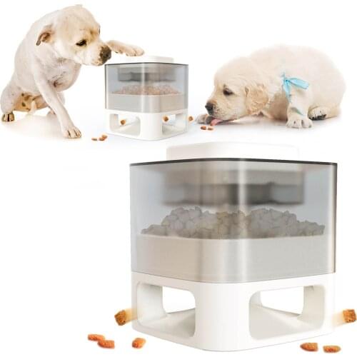 Automatic Food Dispenser Pet Dog Feeder Cat Smarter Safety Pet Food Storage Puppy Food Bowl Container Pet Drinking Feeder 2021