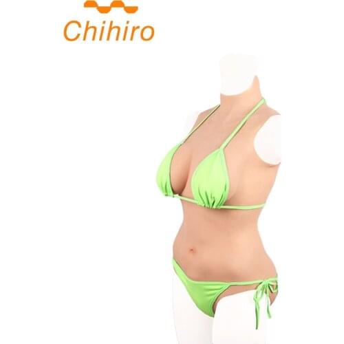 3G BCD Cup Silicone Bodysuits Breast Forms False Boobs Penetrable Pussy With Vagina Tube For Crossdresser Male To Female Shemale