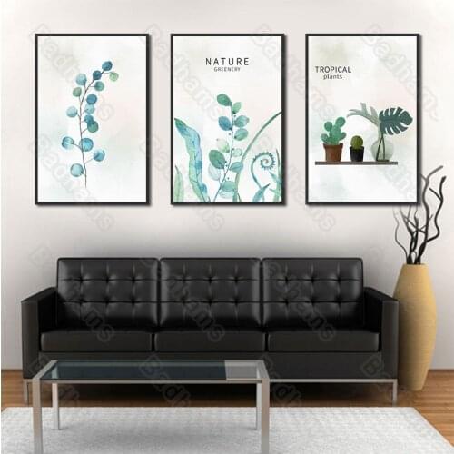 Frameless Style Nordic Living Room Decorative Painting Sofa Background Wall Dining Room Bedroom Bedside Simple Canvas Mural
