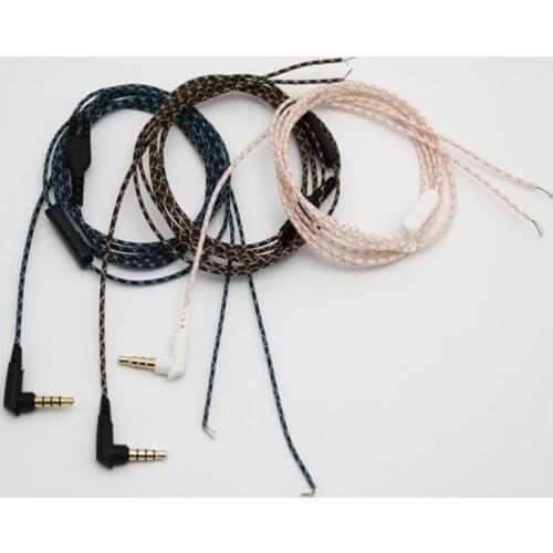 Diy earphone wire 14 core snakeskin line three colors 2pcs