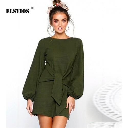 Модные трикотажные платья ELSVIOS China At AliExpress