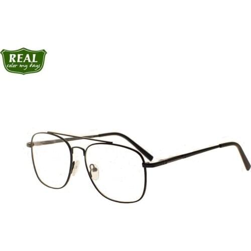 China Factory Wholesale optical frame double bridge metal frame women men optical frame myopia eyewear