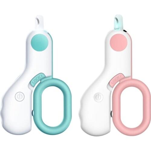 LED Light Pet Nail Clipper Ergonomic Non Slip Handle to Avoid Over Cutting Pet Grooming Nail Care Tool Great for Pet