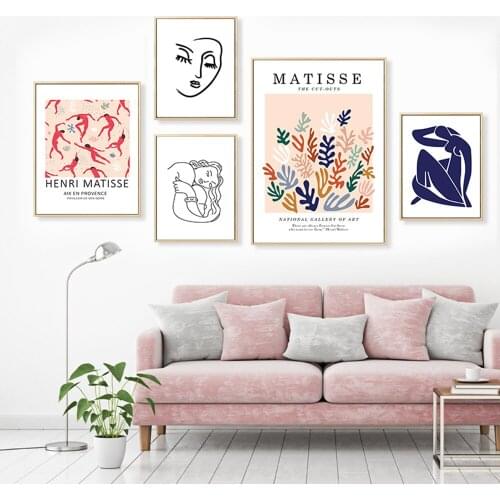 Minimalist Personality Abstract Lines Wall Art Canvas Painting Nordic Posters and Prints Wall Pictures for Living Home Decor